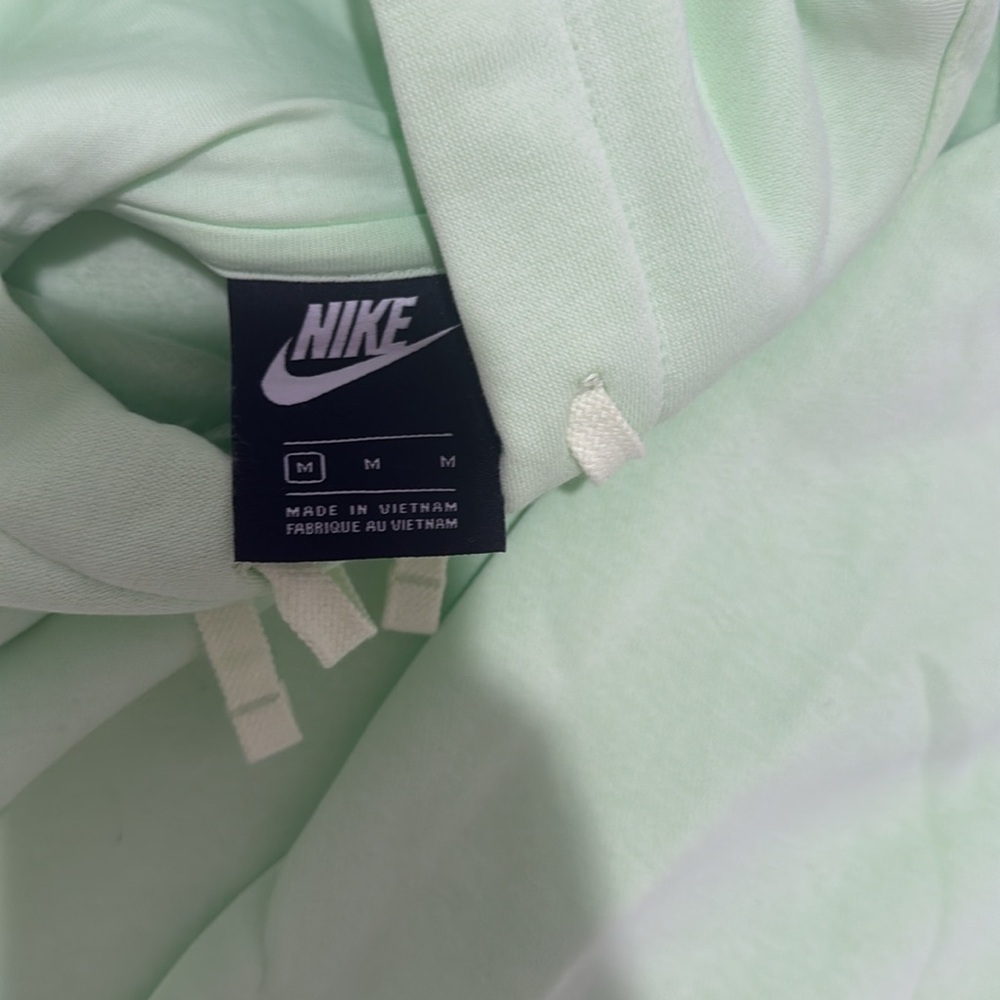 Neon Yellow-Green Nike Mens Hoodie - Picture 3 of 3